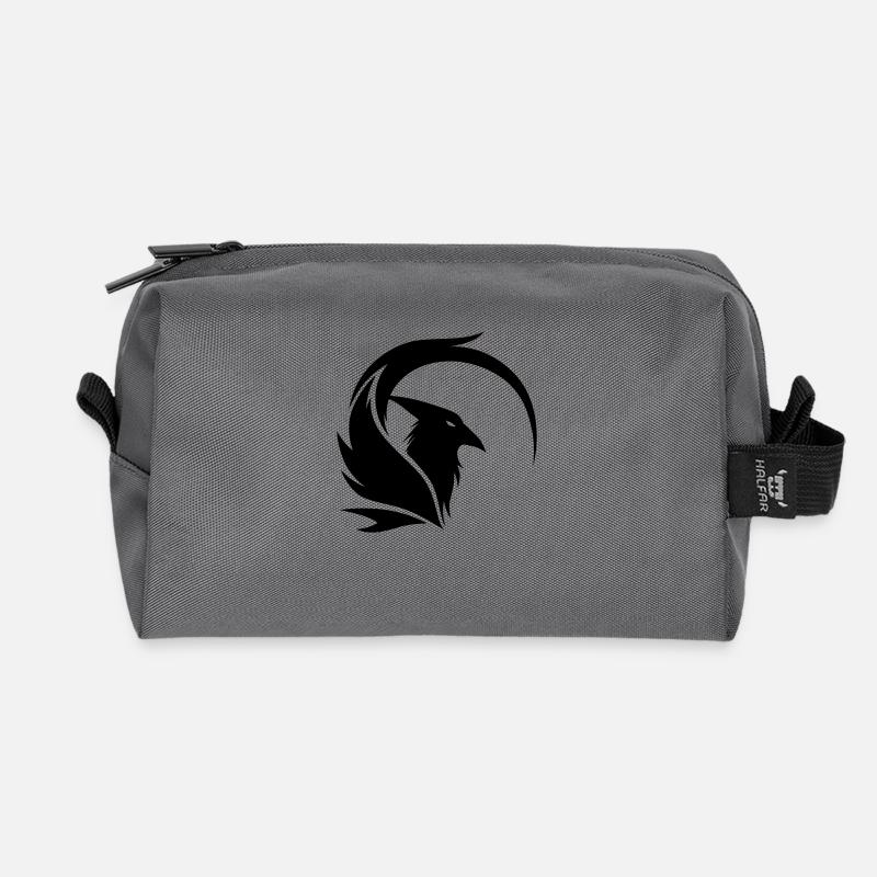 Phoenix Emblem - Recycelte Kulturtasche - Anthrazit