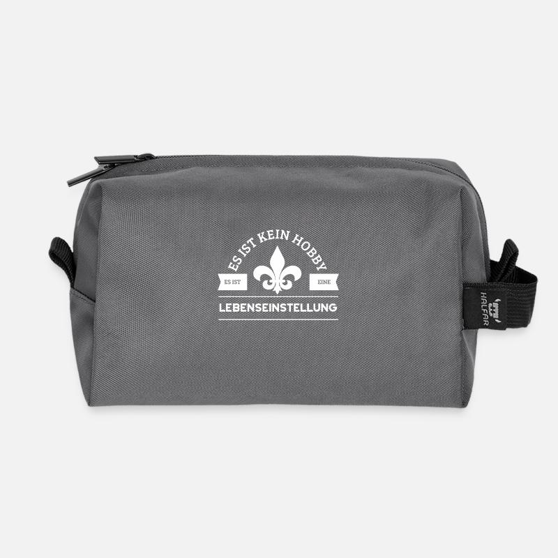 hobby - Recycelte Kulturtasche - Anthrazit