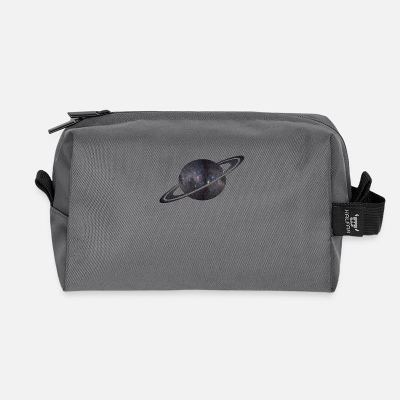 Saturn - Recycelte Kulturtasche - Anthrazit