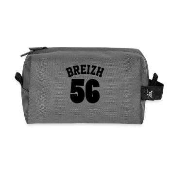 Breizh 56 - Recycelte Kulturtasche - Anthrazit - Vorne