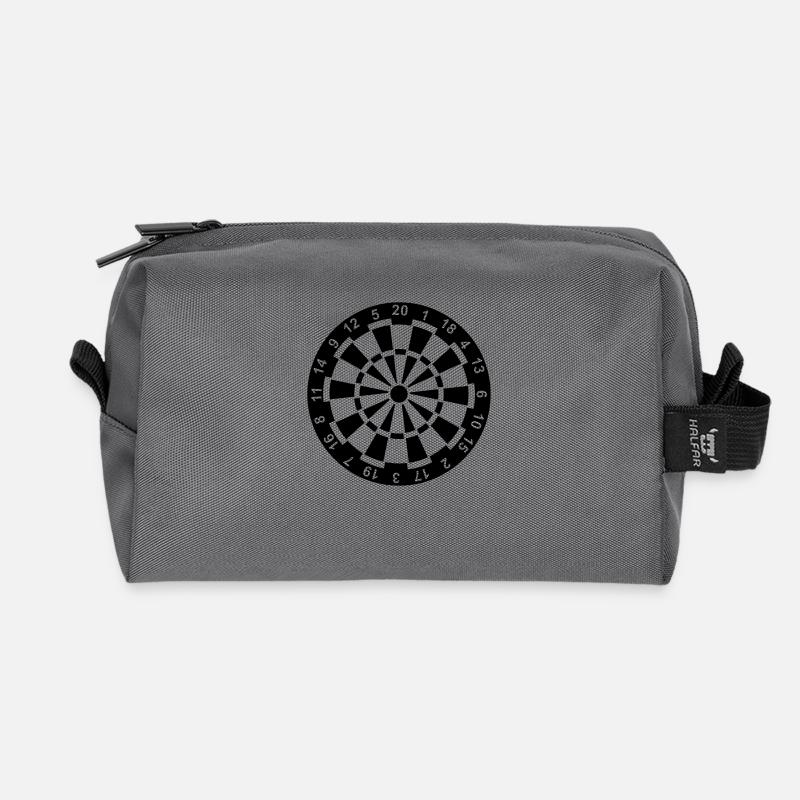 Darts - Recycelte Kulturtasche - Anthrazit