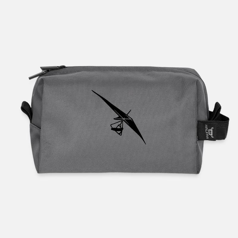 drachenflieger - Recycelte Kulturtasche - Anthrazit