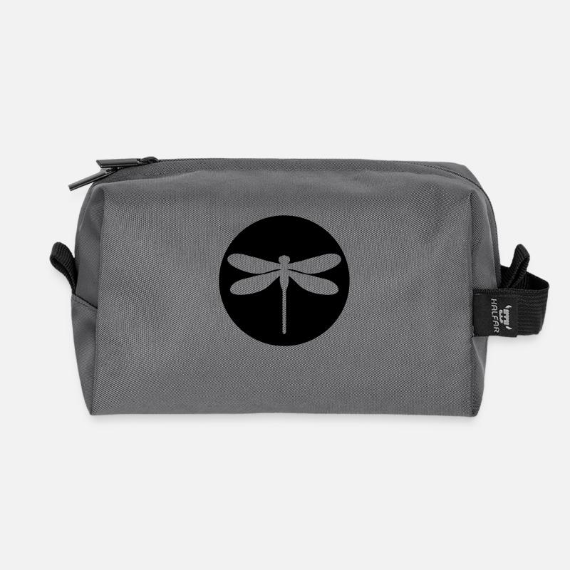 libelle - Recycelte Kulturtasche - Anthrazit