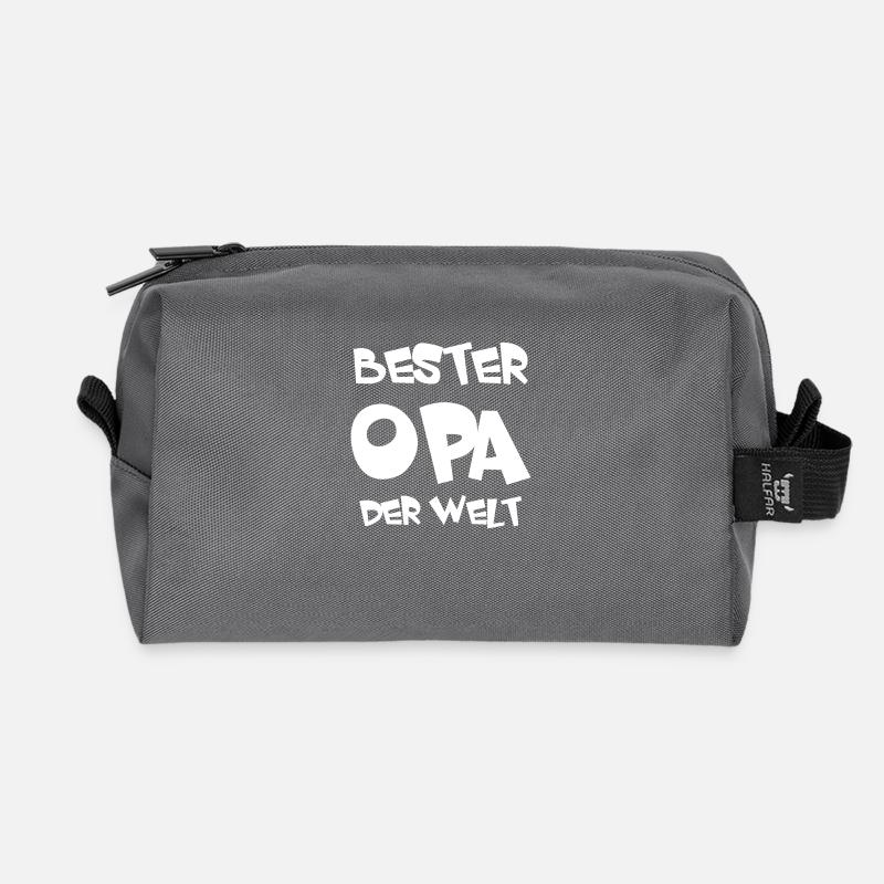 Opa - Recycelte Kulturtasche - Anthrazit