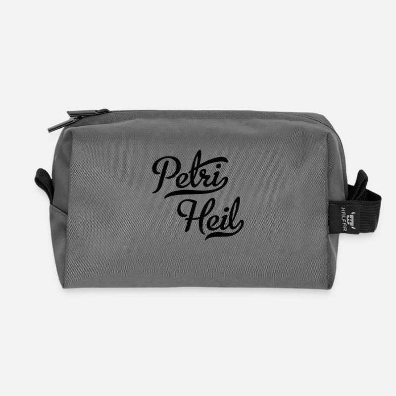 Petri Heil - Recycelte Kulturtasche - Anthrazit