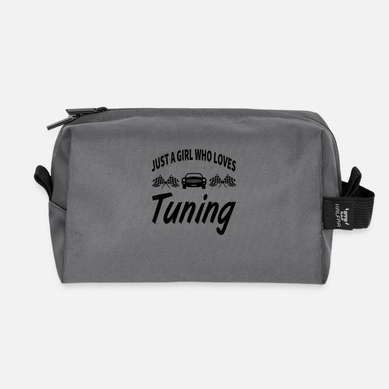 Auto - Recycelte Kulturtasche - Anthrazit