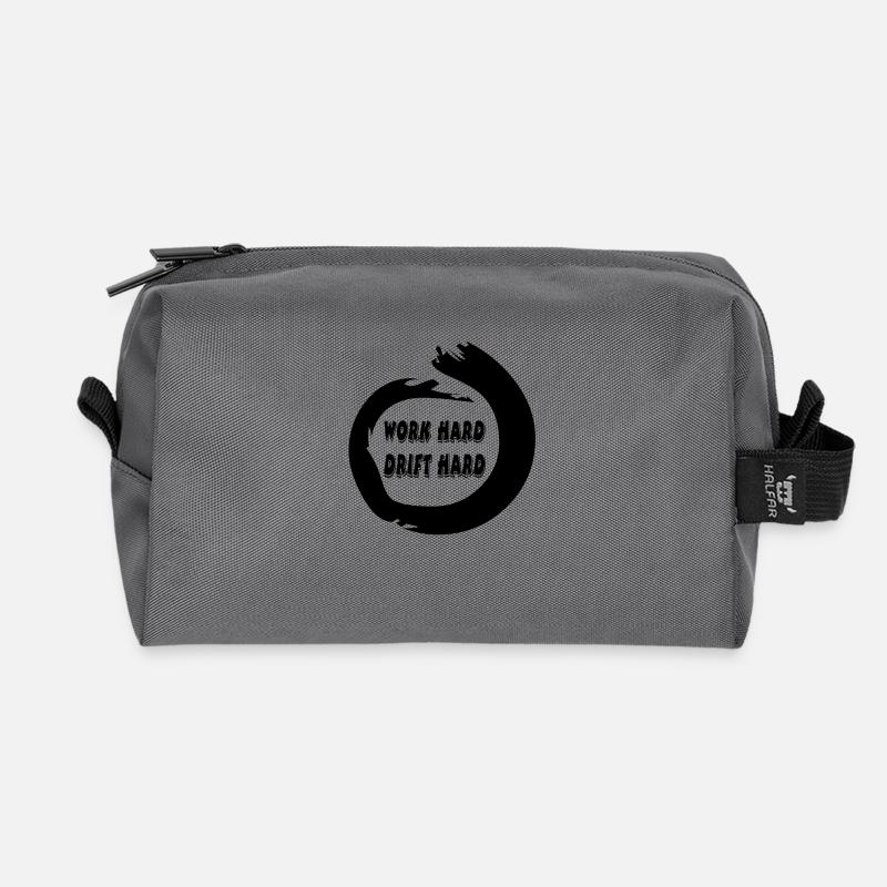 Auto - Recycelte Kulturtasche - Anthrazit