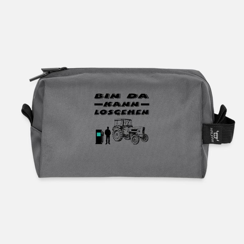 Traktor - Recycelte Kulturtasche - Anthrazit