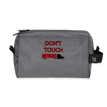 Truck - Recycled Toiletry Zip Bag - anthracite - Front