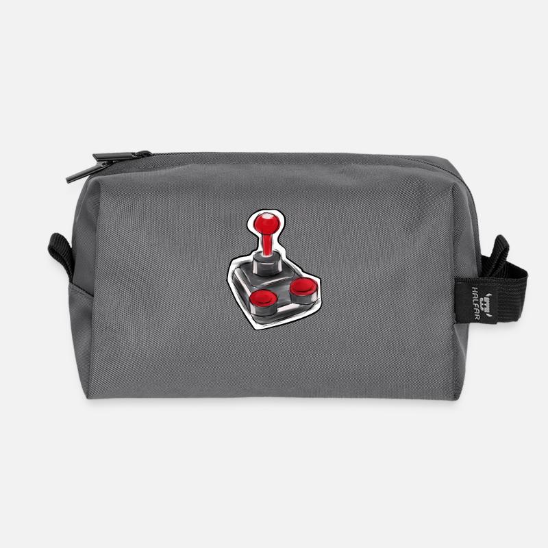Gaming - Recycelte Kulturtasche - Anthrazit