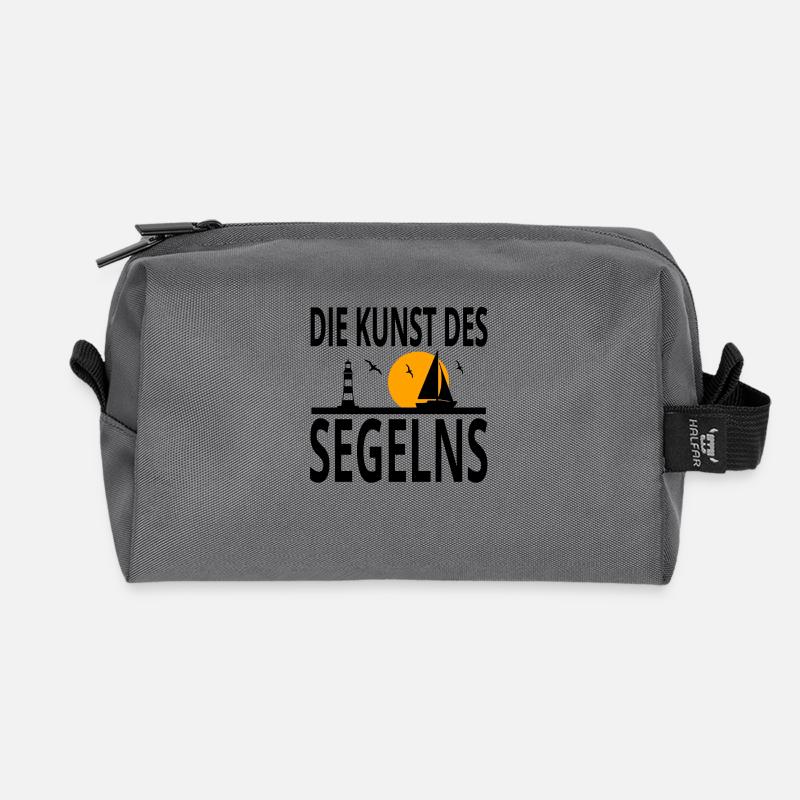 Segeln - Recycelte Kulturtasche - Anthrazit