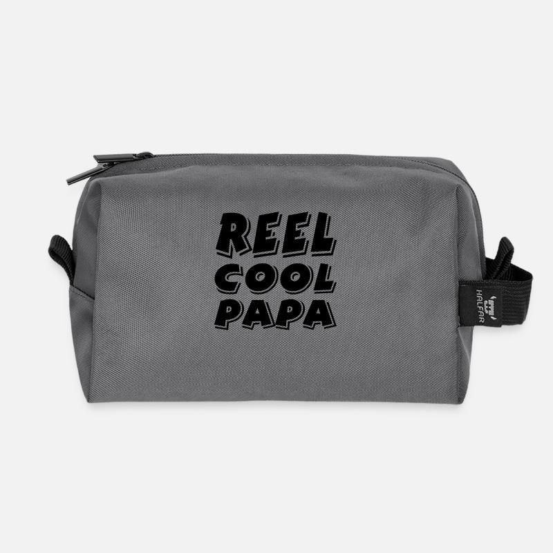 Vater - Recycelte Kulturtasche - Anthrazit