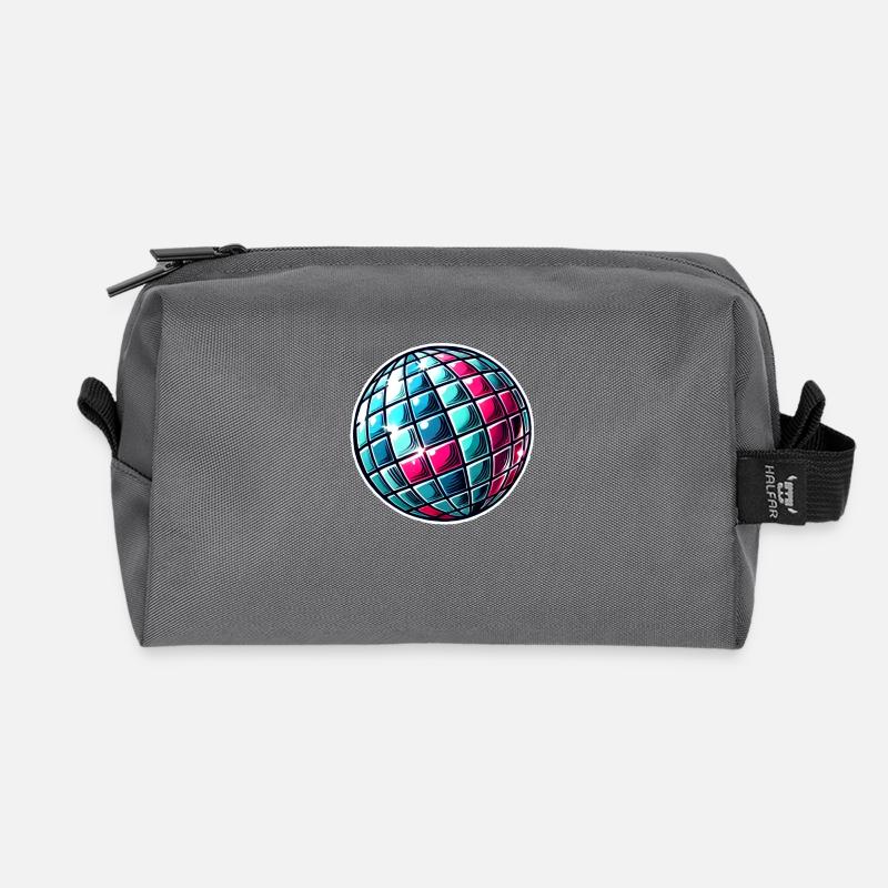 Discokugel - Recycelte Kulturtasche - Anthrazit
