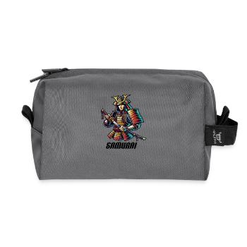 samurai - Recycelte Kulturtasche - Anthrazit - Vorne
