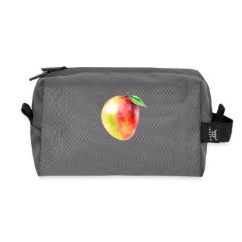 Mango - Recycled Toiletry Zip Bag - anthracite - Front