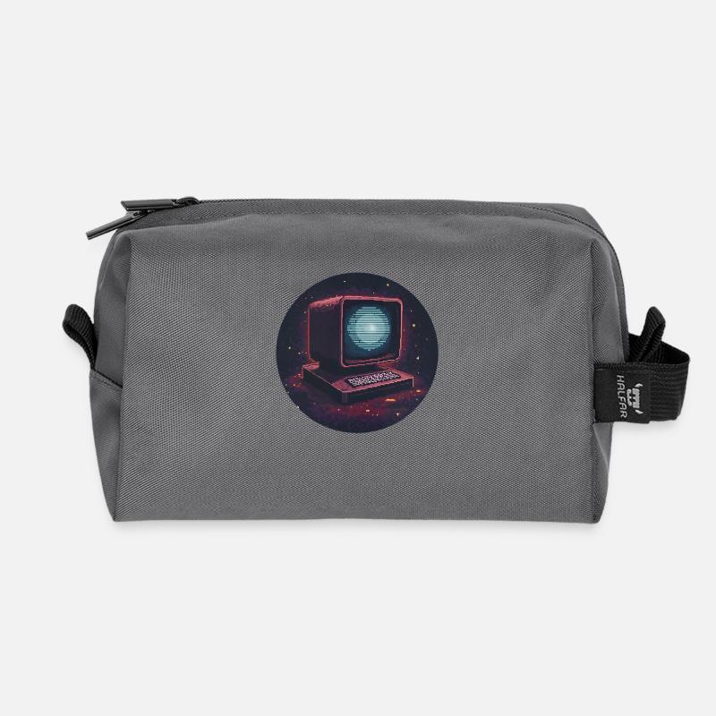Pixel-Computer - Recycelte Kulturtasche - Anthrazit