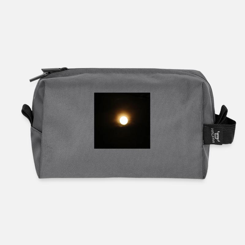 Mond - Recycelte Kulturtasche - Anthrazit