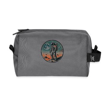 Astronaute - Trousse de toilette en tissu recyclé - anthracite - Devant
