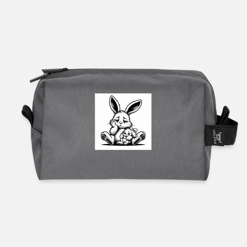 Ostern 10 - Recycelte Kulturtasche - Anthrazit