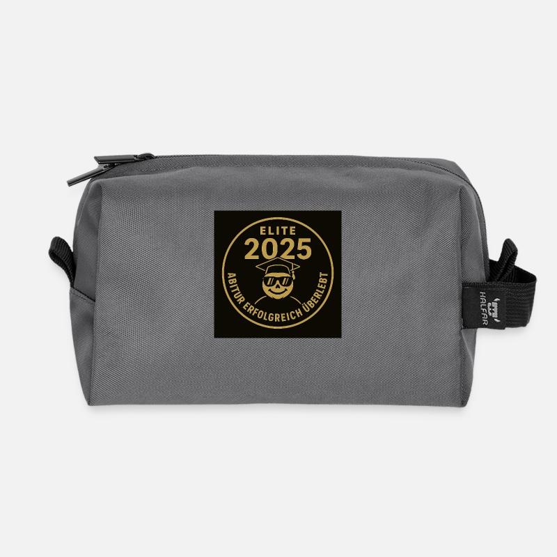 Abitur 2025 - Recycelte Kulturtasche - Anthrazit