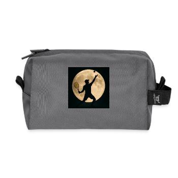 Sports - Tennis - Recycled Toiletry Zip Bag - anthracite - Front