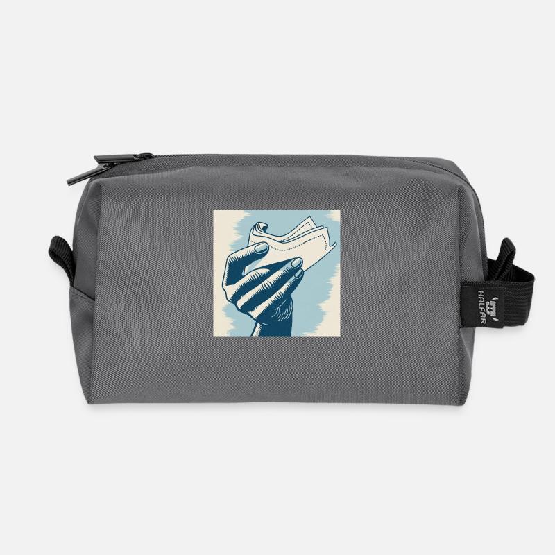 Heulboje - Recycelte Kulturtasche - Anthrazit