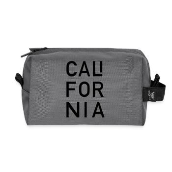 California - Recycelte Kulturtasche - Anthrazit - Vorne