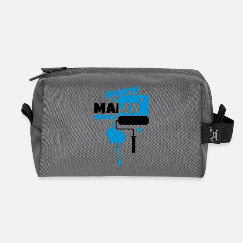 beruf maler - Recycelte Kulturtasche - Anthrazit