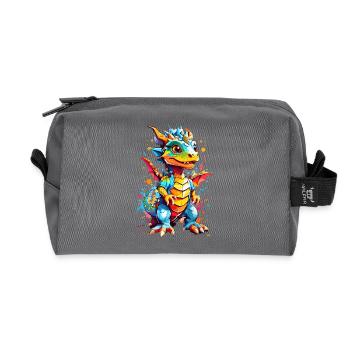 Cerf-volant - Trousse de toilette en tissu recyclé - anthracite - Devant