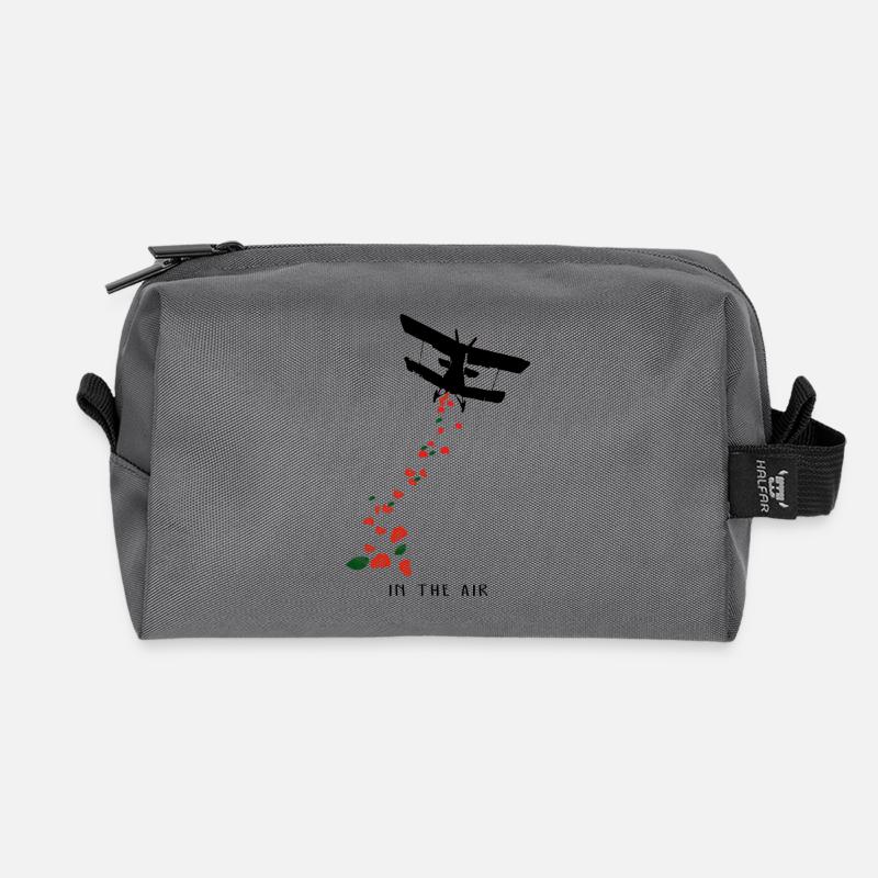 Luft - Recycelte Kulturtasche - Anthrazit