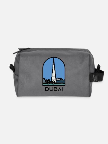 Dubai - Burj Khalifa - Recycelte Kulturtasche - Anthrazit