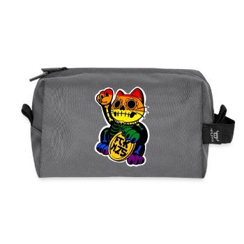 Neko Cavalera Pride Edition - Recycled Toiletry Zip Bag - anthracite - Front