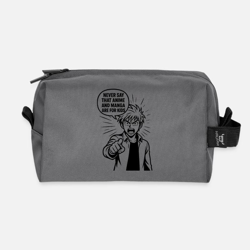 Anime-Manga Otaku - Recycelte Kulturtasche - Anthrazit
