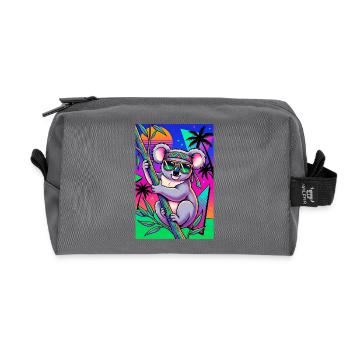 Koala - Recycelte Kulturtasche - Anthrazit - Vorne