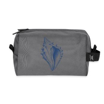 Art marin vintage vintage - Trousse de toilette en tissu recyclé - anthracite - Devant