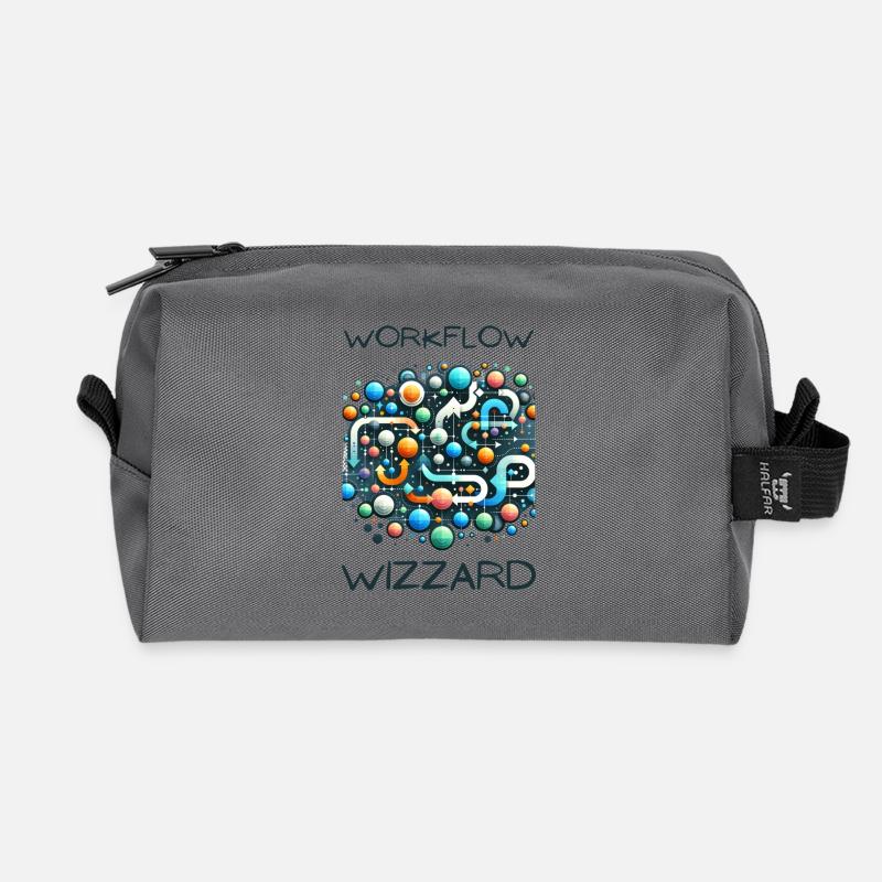 Workflow-Wizzard - Recycelte Kulturtasche - Anthrazit