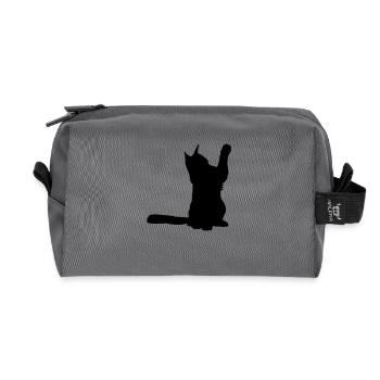 Maine Coon 2 - Recycelte Kulturtasche - Anthrazit - Vorne