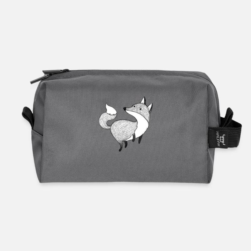 Fuchs - Recycelte Kulturtasche - Anthrazit