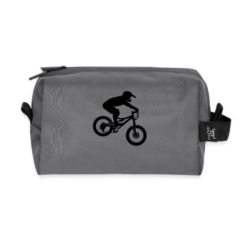 MTB Extreme - Recycled Toiletry Zip Bag - anthracite - Front