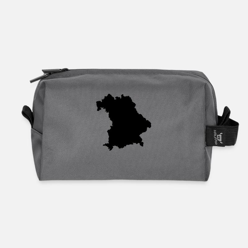 Bayern - Recycelte Kulturtasche - Anthrazit