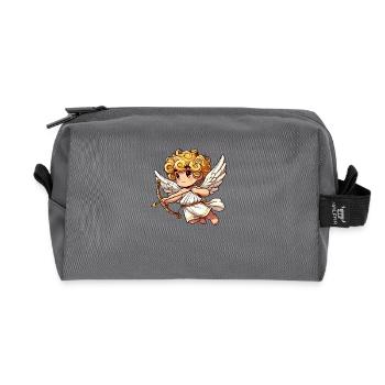 Ange Bande Dessinée Cupidon - Trousse de toilette en tissu recyclé - anthracite - Devant