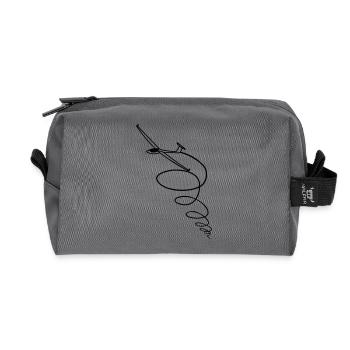 thermals - Recycled Toiletry Zip Bag - anthracite - Front