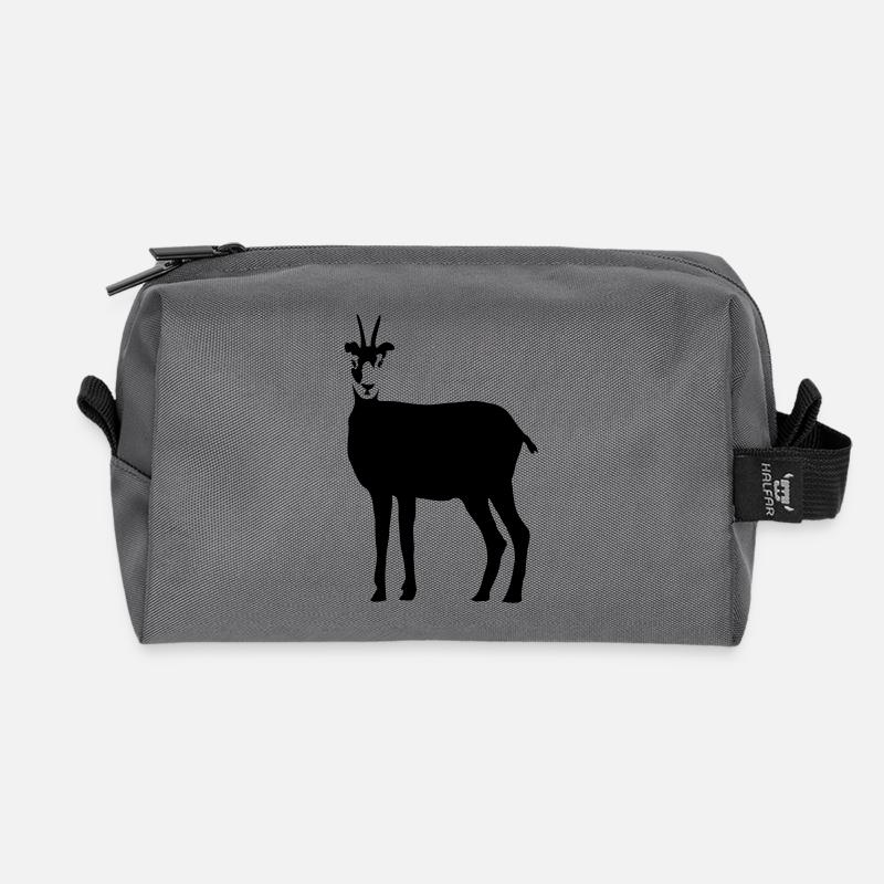 Le Chamois (Vector) - Trousse de toilette en tissu recyclé - anthracite