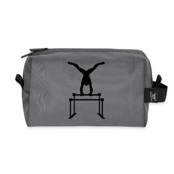 Gymnastics Gymnastics Acrobatics Gymnastics Sport - Recycled Toiletry Zip Bag - anthracite - Front