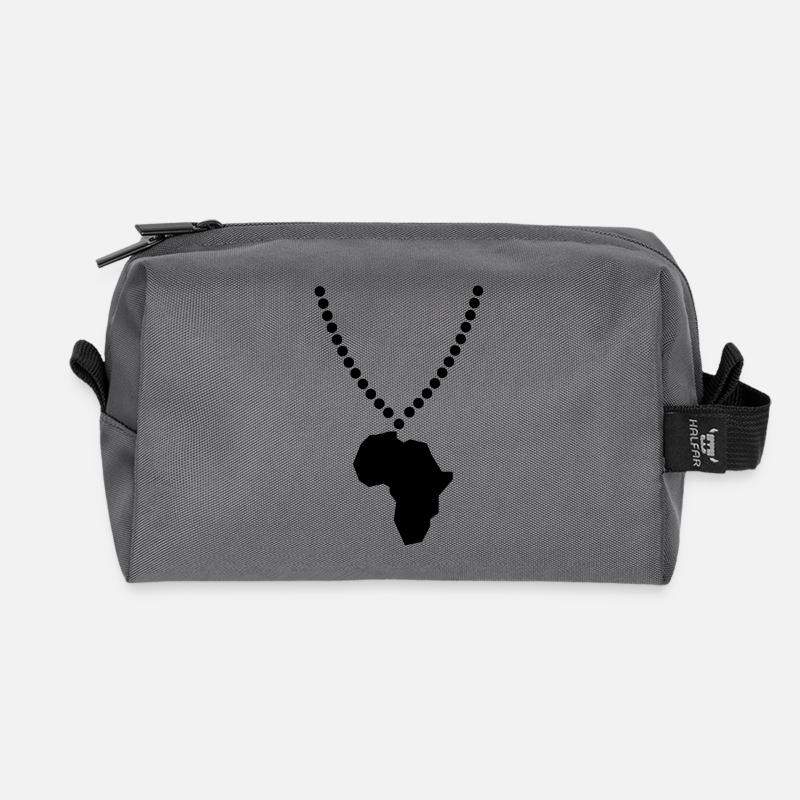 africa - Recycelte Kulturtasche - Anthrazit