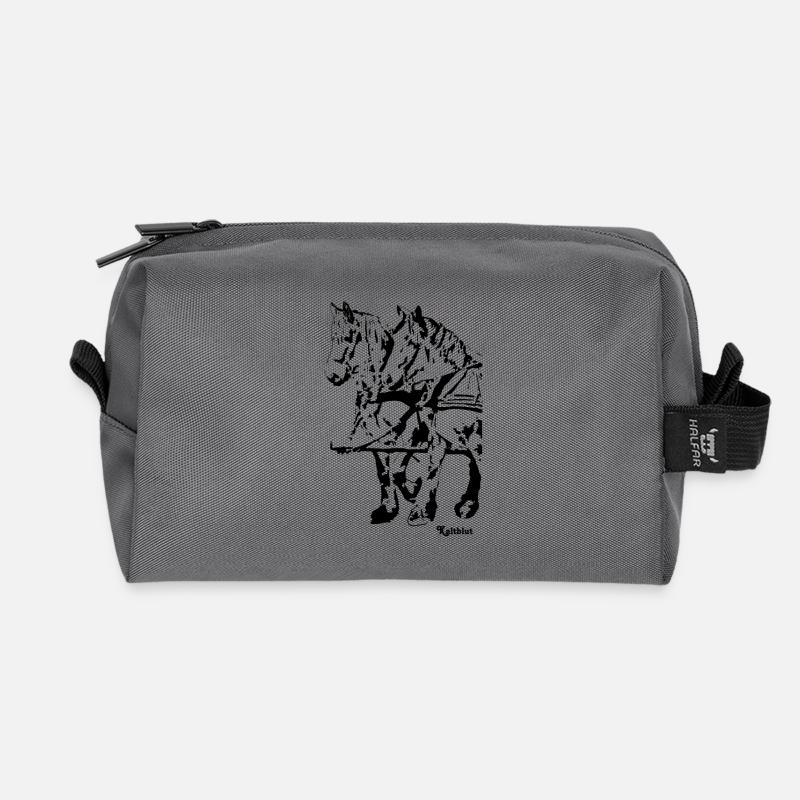 gespann11 - Recycelte Kulturtasche - Anthrazit