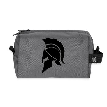 spartaner_001 - Trousse de toilette en tissu recyclé - anthracite - Devant