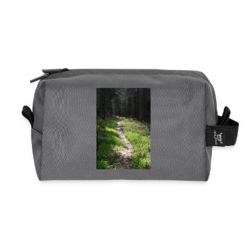 GREEN WAY - Recycelte Kulturtasche - Anthrazit - Vorne