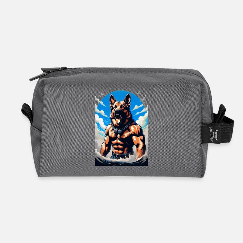 SummerDog - Recycelte Kulturtasche - Anthrazit