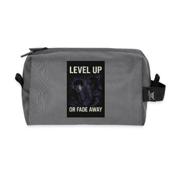 Solo Leveling - Recycelte Kulturtasche - Anthrazit - Vorne